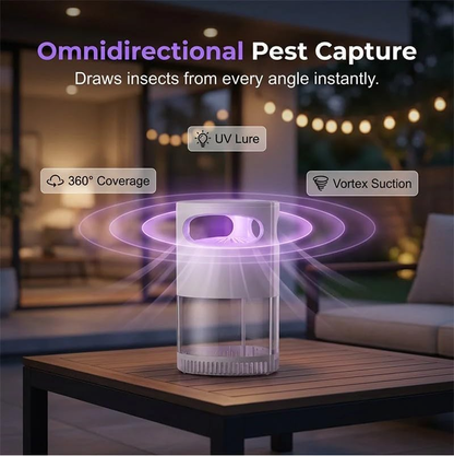 SummerGuard 360° UV Mosquito Trap Lamp | Enjoy Your Summer Nights Without Sprays, Smoke, Or Constant Swatting.