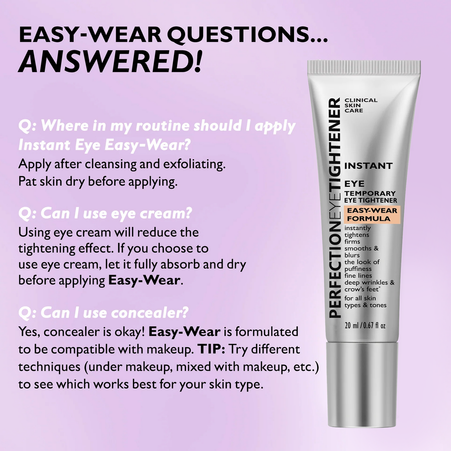 🎁Final 3 Hours: 70%OFF Instant Eye Tightener Easy-Wear Formula With Brush Free!