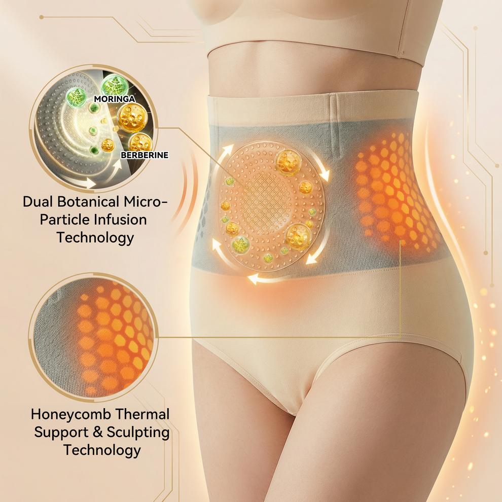 🇺🇸 Official Store | GFOUK® 🍹 2026 Moringa & Berberine 4-in-1 Micro-Particle Sculpting & Fat-Burn Shorts 👍
