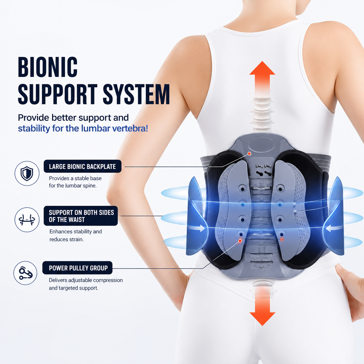 HEATWOLF™ Lumbar Support Brace for Lower Back Comfort