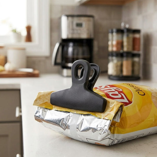 Budryla Premium Food Clips with Secure Seal Tech - Professional Grade Bag Sealer for Chips, Coffee & Snacks, High-Tension Kitchen Organizers