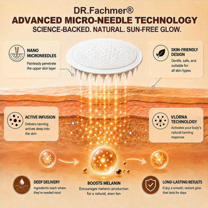 DR.Fachmer® 𝐒𝐮𝐧𝐥𝐞𝐬𝐬 𝐈𝐧𝐬𝐭𝐚𝐧𝐭 𝐁𝐫𝐨𝐧𝐳𝐞 𝐓𝐚𝐧𝐧𝐢𝐧𝐠 𝐌𝐢𝐜𝐫𝐨𝐧𝐞𝐞𝐝𝐥𝐞 𝐏𝐚𝐭𝐜𝐡 🔥