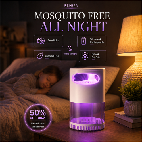 SummerGuard 360° UV Mosquito Trap Lamp | Enjoy Your Summer Nights Without Sprays, Smoke, Or Constant Swatting.