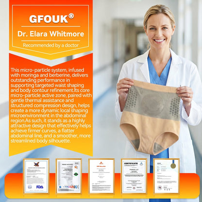🇺🇸 Official Store | GFOUK® 🍹 2026 Moringa & Berberine 4-in-1 Micro-Particle Sculpting & Fat-Burn Shorts 👍