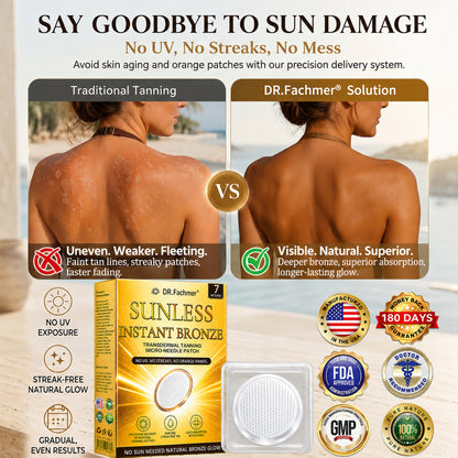 DR.Fachmer® 𝐒𝐮𝐧𝐥𝐞𝐬𝐬 𝐈𝐧𝐬𝐭𝐚𝐧𝐭 𝐁𝐫𝐨𝐧𝐳𝐞 𝐓𝐚𝐧𝐧𝐢𝐧𝐠 𝐌𝐢𝐜𝐫𝐨𝐧𝐞𝐞𝐝𝐥𝐞 𝐏𝐚𝐭𝐜𝐡 🔥