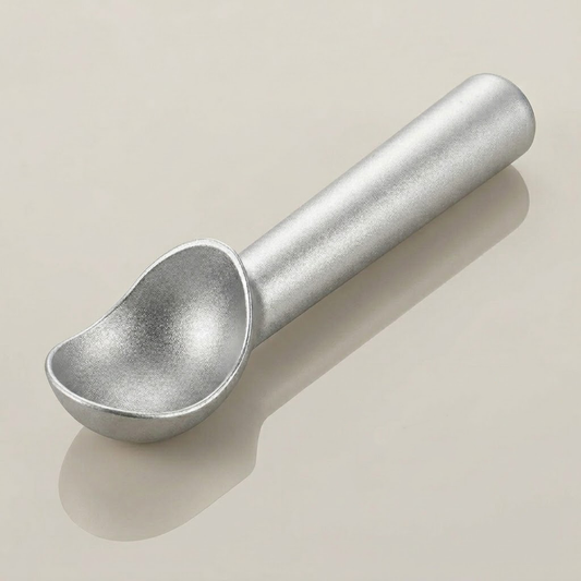 Budryla Heavy-Duty Metal Ice Cream Spoon - Solid One-Piece Construction with Comfort Handle - Professional Grade Non-Stick Scoop for Hard Ice Cream