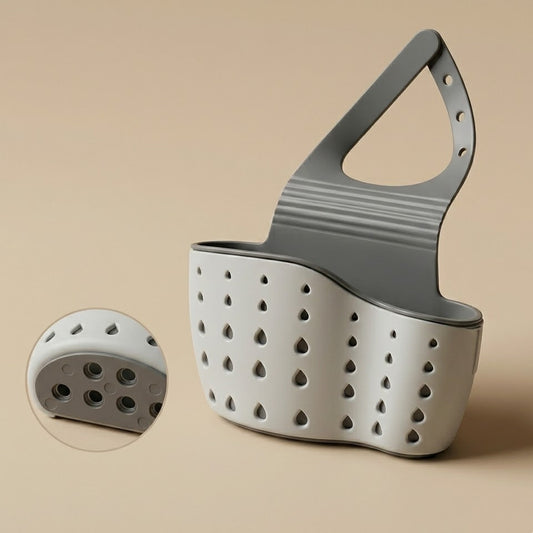 Budryla Kitchen Sink Drain Caddy - Quick-Dry & Mildew-Proof, Keeps Sponges and Brushes Dry for a More Hygienic Kitchen