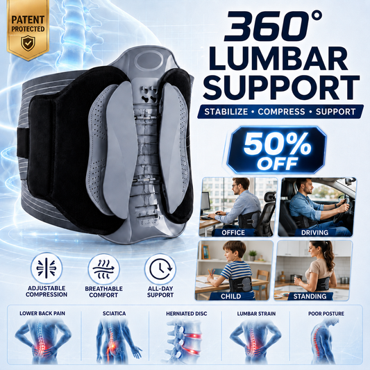 HEATWOLF™ Lumbar Support Brace for Lower Back Comfort