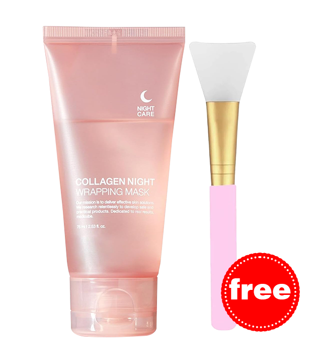 🌸Final 6 Hours: 60% OFF Collagen Overnight Wrapping Peel Off Facial Mask Pack